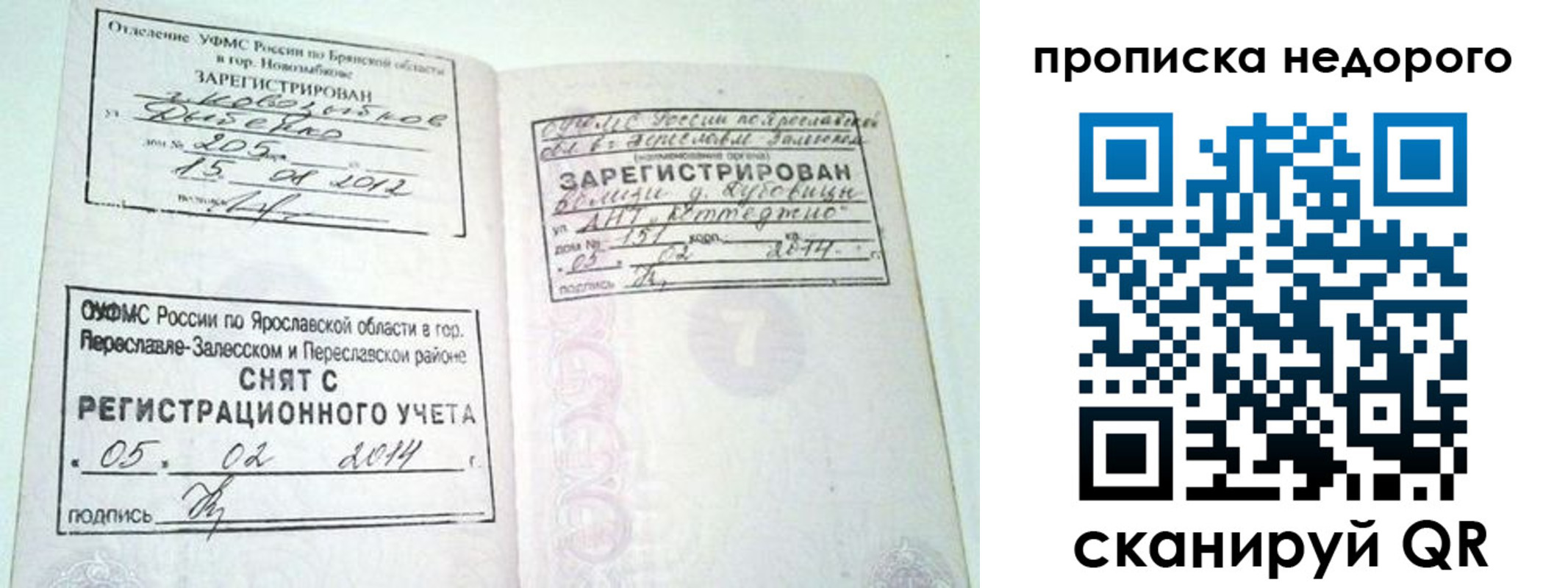 временная регистрация недорого в Калининграде